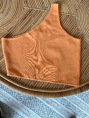 House of Harlow 1960 -  Orange One Shoulder Top